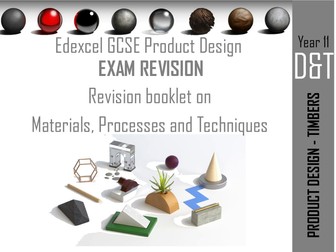 Edexcel GCSE Design & Technology Revision booklets for TIMBERS and P&Bs
