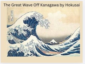 1. The Great Wave Art Lesson: Colour, Tone & Creative Exploration (First & Second Level)