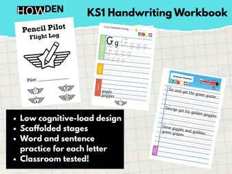 Letter Formation Handwriting Workbook