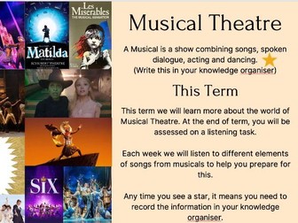 KS3 Musical Theatre SOW