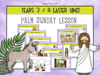 Year 3/ 4 EASTER Palm Sunday Lesson