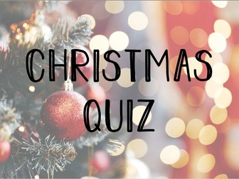 Christmas Quiz 2023