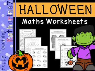 Halloween maths worksheets - KS1