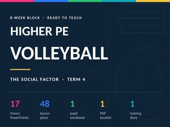Higher PE — Social Factor in Volleyball | Complete 8-Week Block (Term 4)