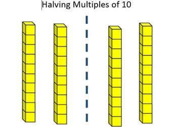 Halving multiples of ten