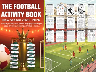 The Premier Football Activity Book  -  Season 2025 - 26