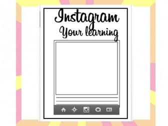 Instagram your learning
