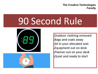90 Second Rule_Student entry countdown timer