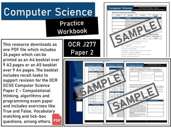 OCR GCSE (J277) Computer Science Practice Workbook - Paper 2