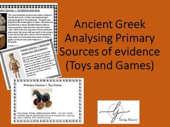 Ancient Greeks KS2 History analysing primary sources of evidence