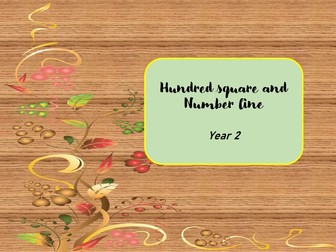 Hundred square and Number line - Year 2