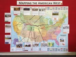 Map American West Map American West