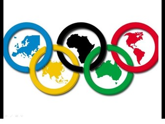 Die Olympischen Spiele Events wunderbare Welt