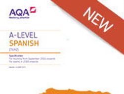 Very useful revision activities for Year 12 Spanish in line with AS - Paper 1 - June 2018