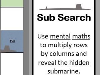 Sub Search  - Excel for Maths Puzzle