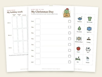 Christmas Visual Timetable Pack - Autism SEN