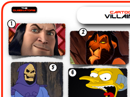 Cartoon Villians Picture Quiz