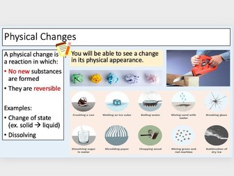 Chemical & Physical Changes