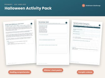 Halloween Activity Pack KS1 and KS2