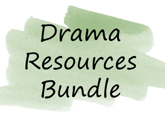 Drama Resources Bundle