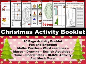 Christmas Activity Booklet / Worksheets