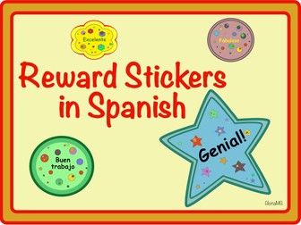 Reward Stickers in Spanish