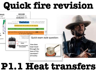 Heat energy transfers (GCSE Physics): Quick fire revision and exam questions