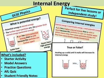 GCSE Physics: Internal Energy