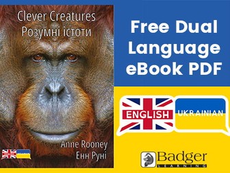 Ukrainian–English Dual Language eBook — Clever Creatures