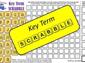 Key Term Scrabble