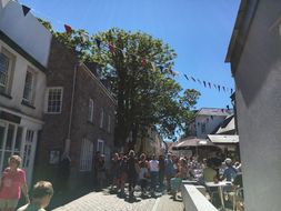 settlements st anne town alderney british channel islands photo