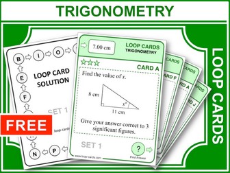 Trigonometry (Loop Cards)