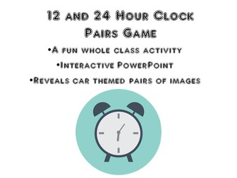24 Hour Clock Game