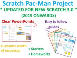 Pac-Man Scratch Project (6 Lessons Unit)