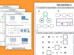 Tens and ones activities image