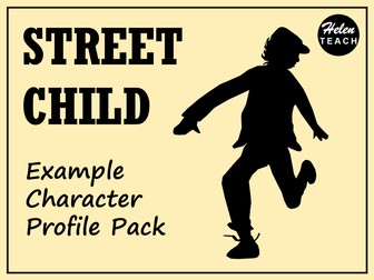Street Child Character Profile Example Text Pack