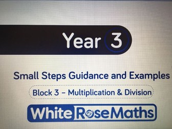 Year 3 Multiplication and Division Pack