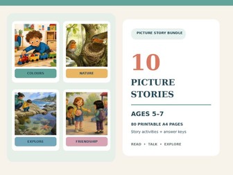 10 Picture Stories & Activities | Ages 5–7