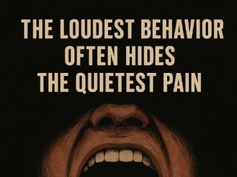 The Loudest Behaviour Hides the Quietest Pain – Safeguarding Poster (A3 & A4 + Staff Guide