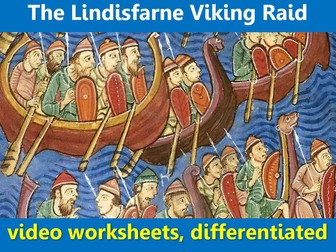 Lindisfarne Viking Raid: video workshets, differentiated.