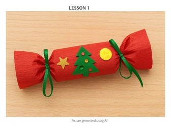 Easy Christmas Crafts for Kids: Cracker Making + Snowman Plate