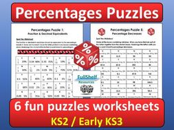 percentages worksheets year 6 7 by fullshelf teaching