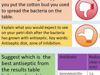 Antiseptics 9-1 Edexcel specification