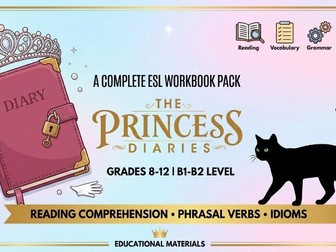 The Princess Diaries - ESL Movie Reading Comprehension & Vocabulary Worksheet (B1-B2 / Grades 8-12)