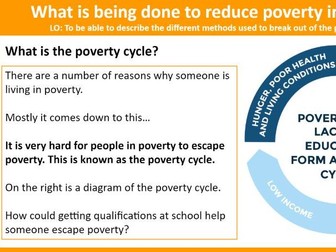 What is being done to reduce poverty in the UK?