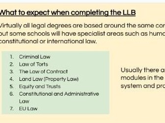 OCR Law: Legal professionals and careers