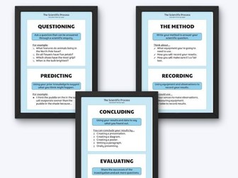 The Scientific Process Posters KS1 & KS2