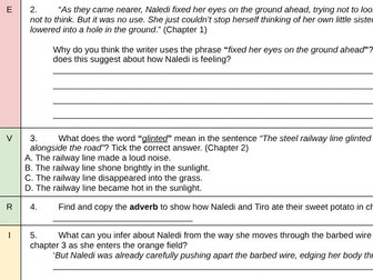 'Journey to Jo'burg' Comprehension (Y5/6)