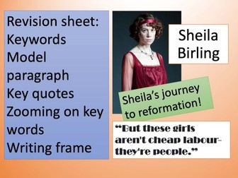 Sheila Birling revision
