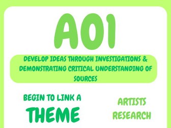 Assessment Objectives for Art